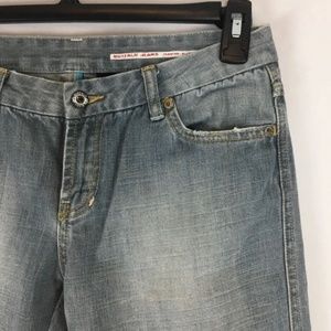 Buffalo David Bitton Light Grey/Blue Wash Bootcut Jean Size 29